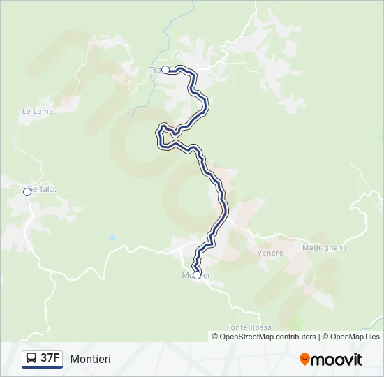 37F Bus Line Map