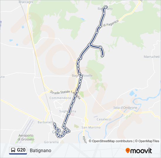G20 bus Line Map