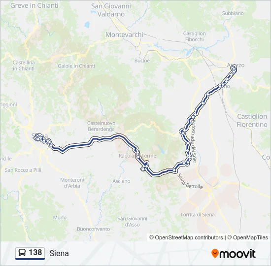 138 Bus Line Map
