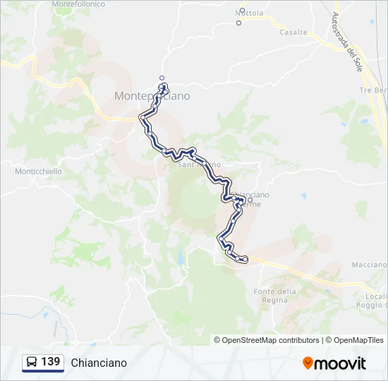 139 Bus Line Map