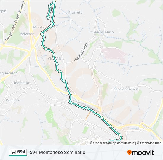 594 Route Schedules Stops Maps 594 Montarioso Seminario Updated 