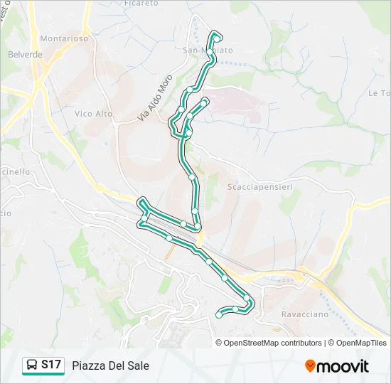 S17 Bus Line Map