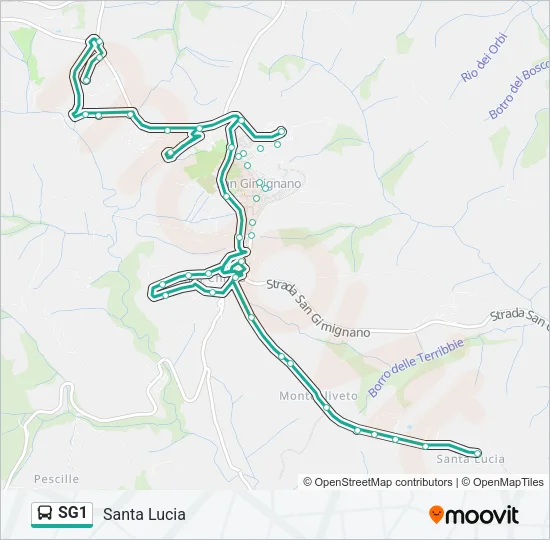 SG1 Bus Line Map