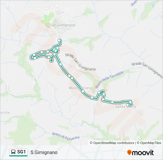 SG1 Bus Line Map