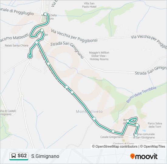 sg2 Route Schedules Stops Maps Sg2 S.Gimignano P.Ta S