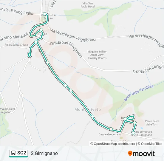SG2 Bus Line Map