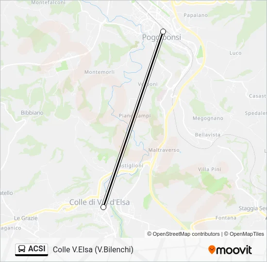ACSI Bus Line Map