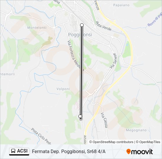 ACSI Bus Line Map