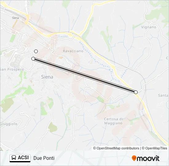 ACSI Bus Line Map