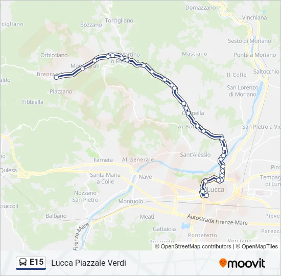E15  Line Map