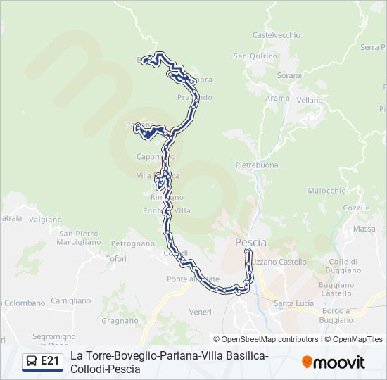 e21 Route: Schedules, Stops & Maps - E21-La Torre (Updated)
