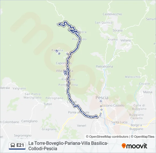 E21  Line Map
