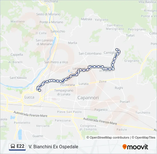 E22  Line Map