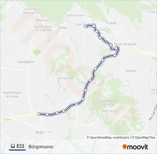 E22  Line Map
