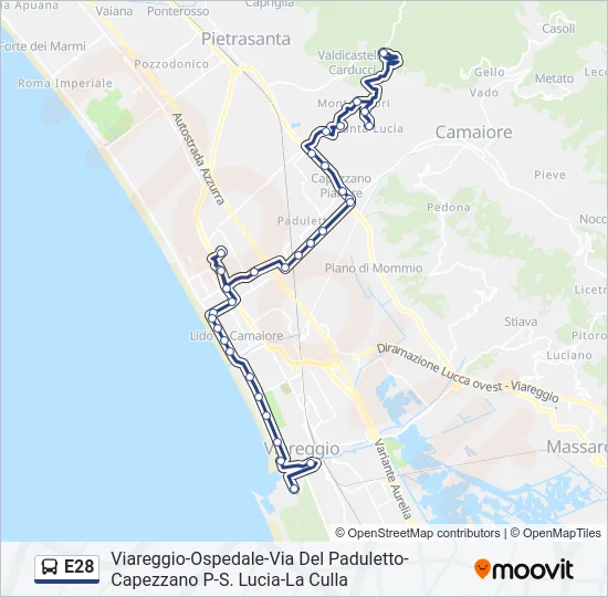 E28  Line Map