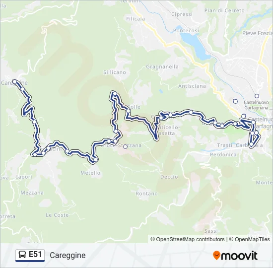E51  Line Map