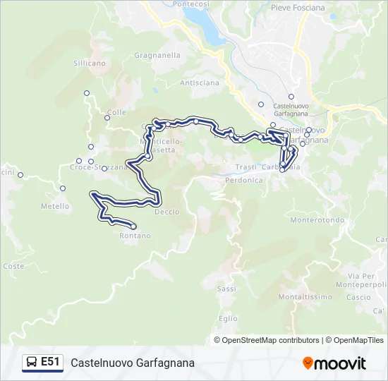 E51  Line Map