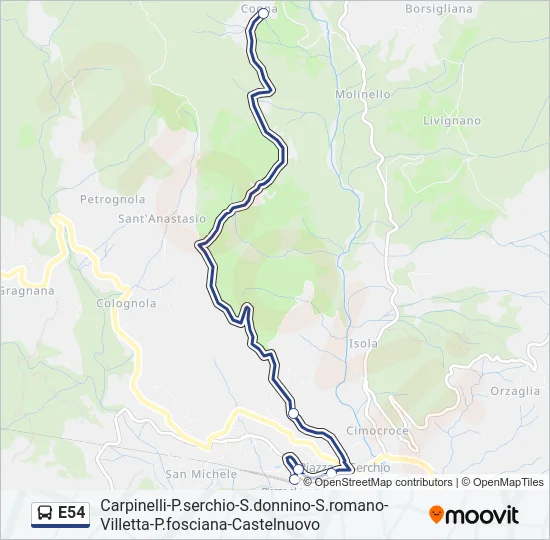 E54  Line Map
