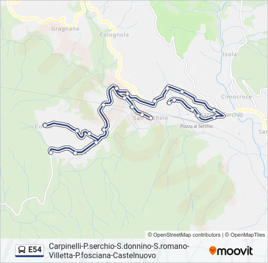 E54  Line Map