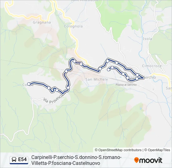 E54  Line Map
