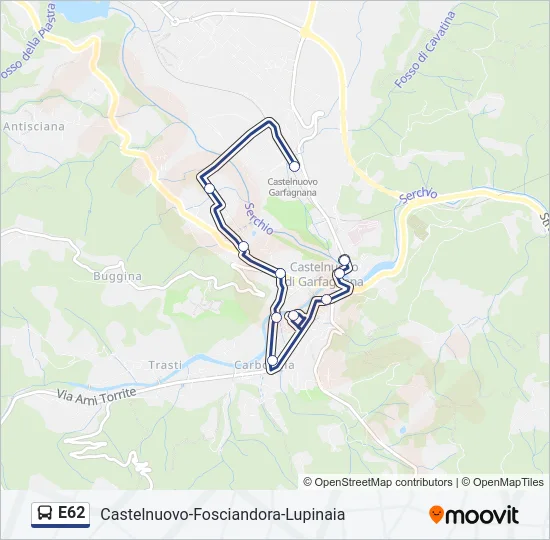 E62  Line Map