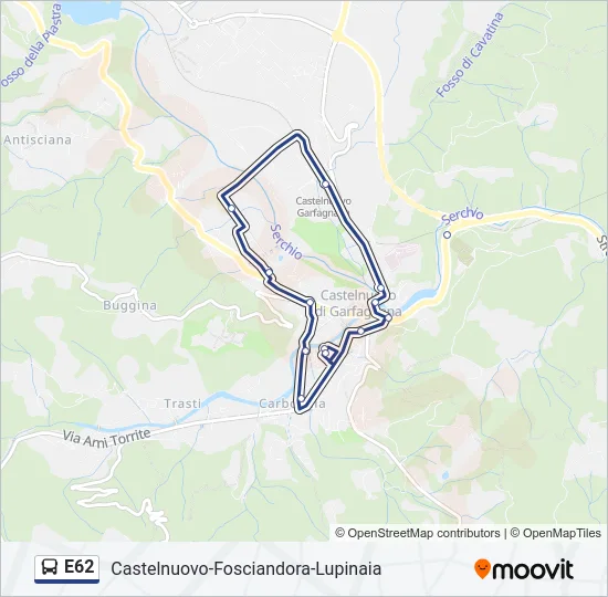 E62  Line Map