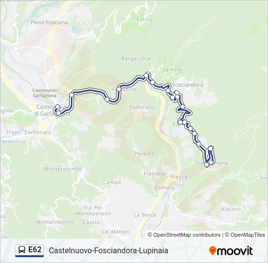 E62  Line Map