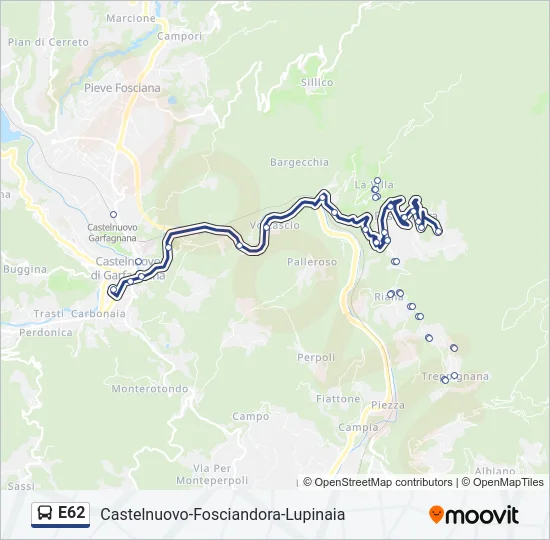 E62  Line Map