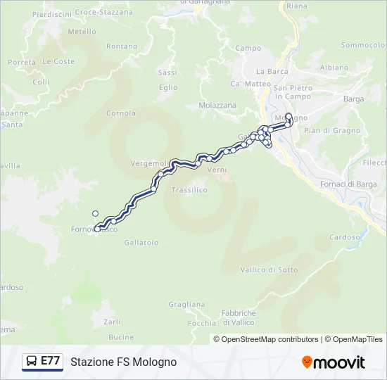 E77  Line Map