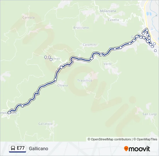 E77  Line Map