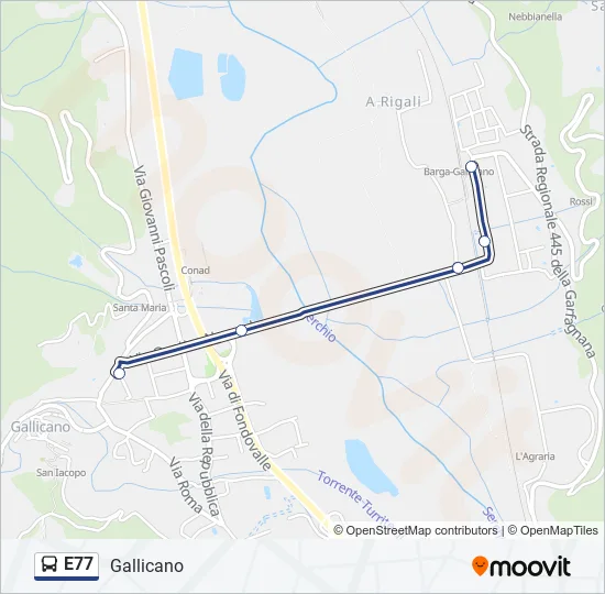 E77  Line Map