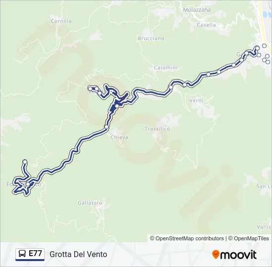 E77  Line Map
