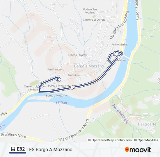 E82  Line Map