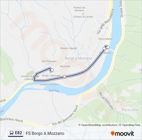 E82  Line Map