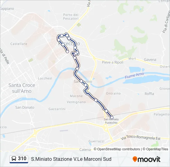 310  Line Map