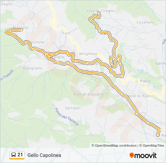 21  Line Map