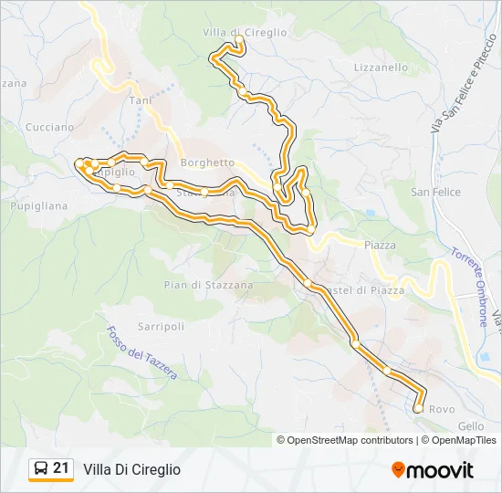 21  Line Map