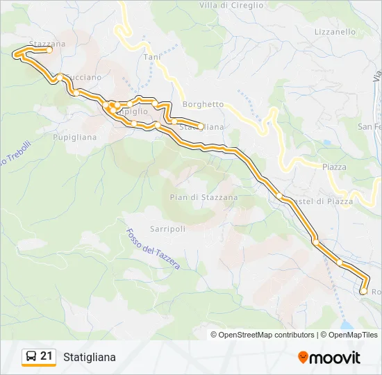21  Line Map