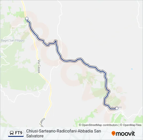 FT9 Bus Line Map
