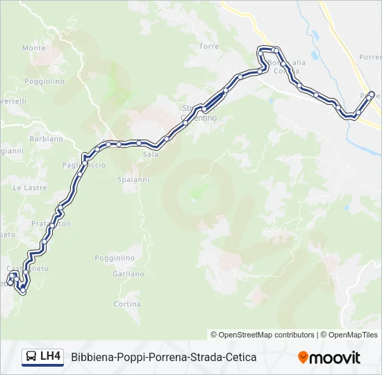 LH4 Bus Line Map
