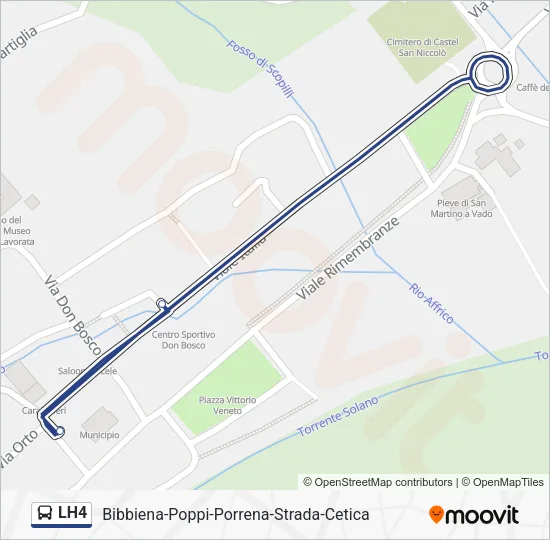 LH4 Bus Line Map