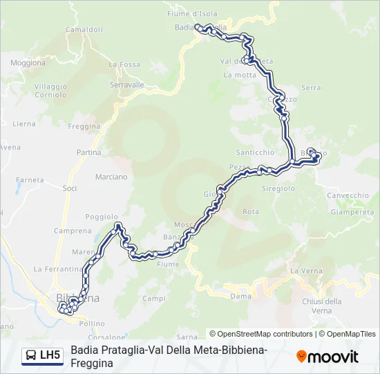 LH5 Bus Line Map