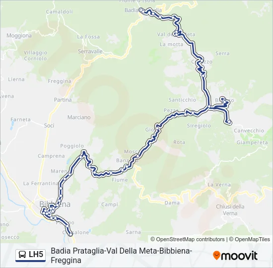 LH5 Bus Line Map