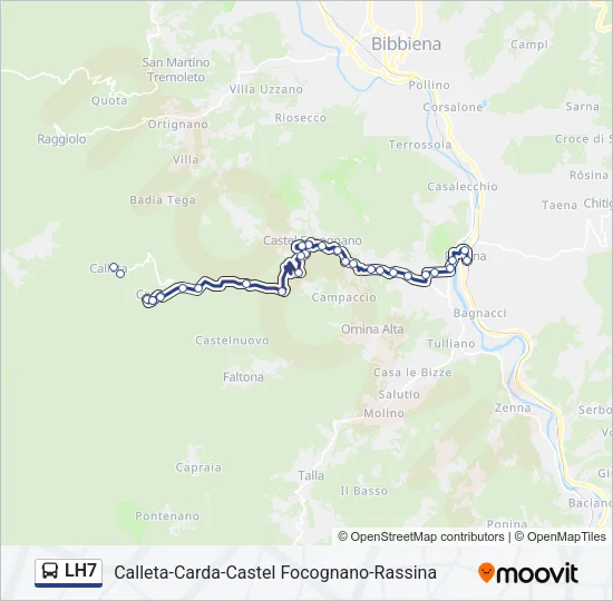 LH7 Bus Line Map