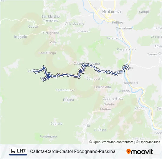 LH7 Bus Line Map
