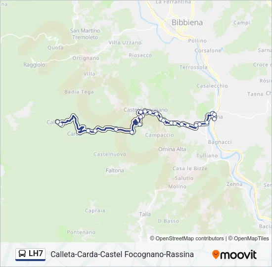 LH7 Bus Line Map