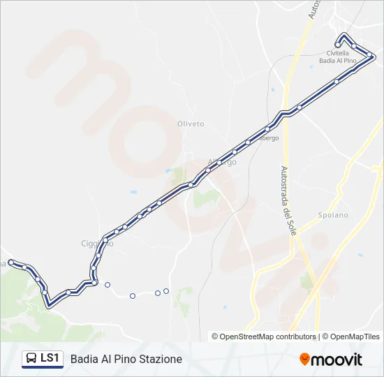 LS1 Bus Line Map