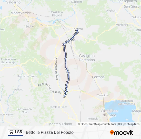 LS5 Bus Line Map