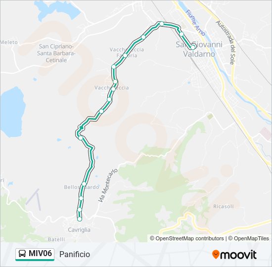 MIV06 bus Line Map