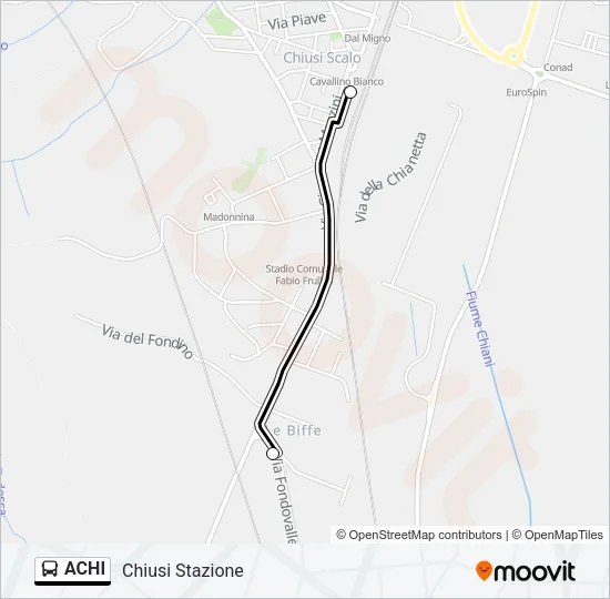 ACHI Bus Line Map